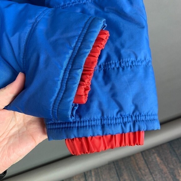 Nike Team KU University of Kansas Jayhawks Blue Full Zip Hooded Coat Medium - Picture 3 of 8